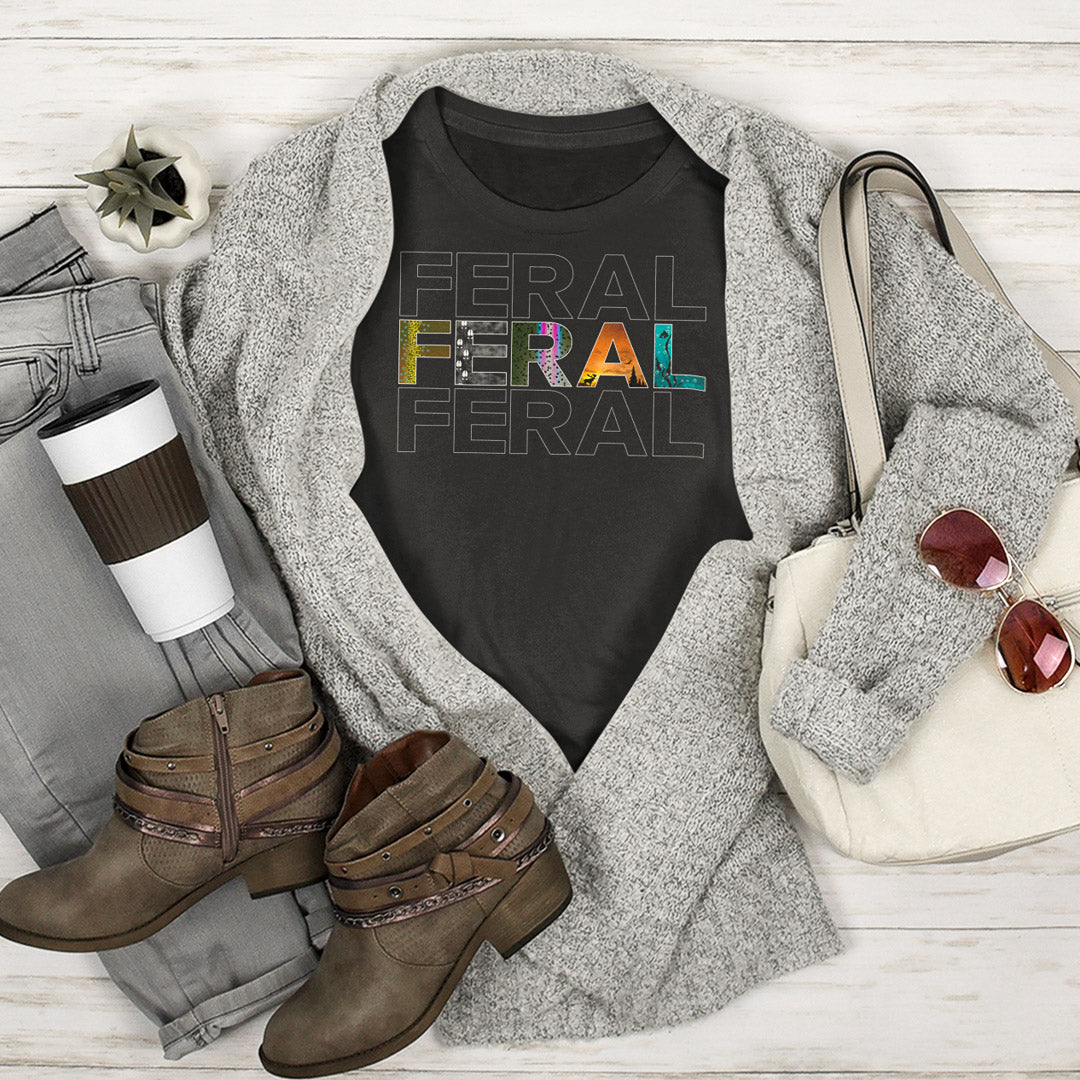 Feral x 3 - T-Shirt