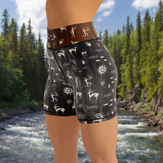 Primitive Press in Ash - Shorts