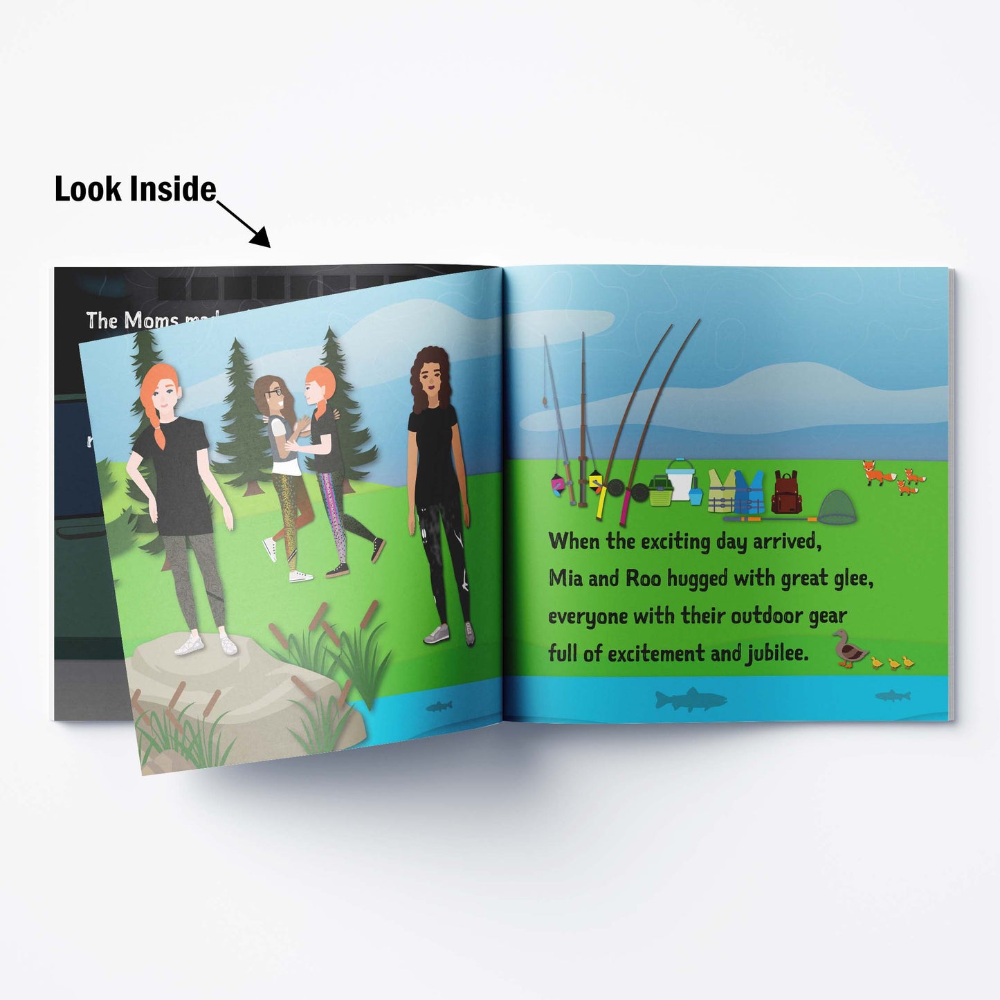 Mia, Roo, and the Outdoorsy Things They Do: Mia and Roo Go Fishing - Book