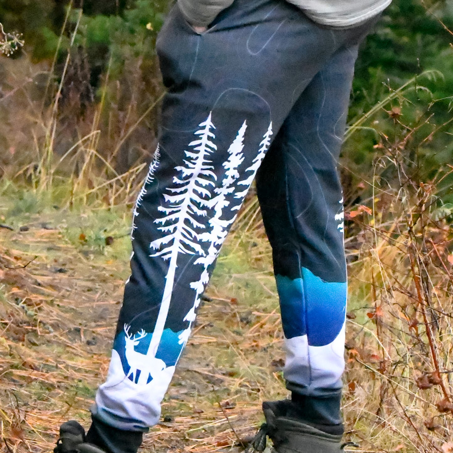 SnowVember Deer - Men's Joggers
