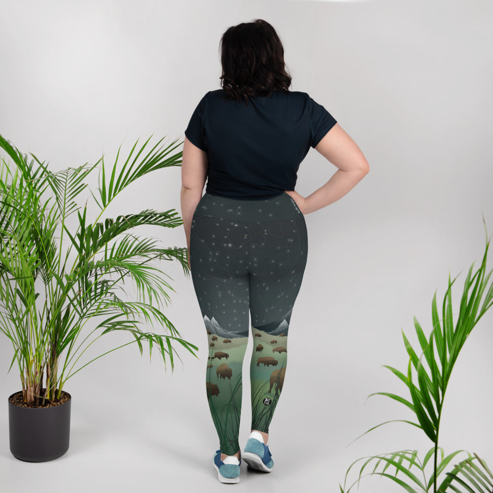 Bison Lumination - Curvy Size Leggings