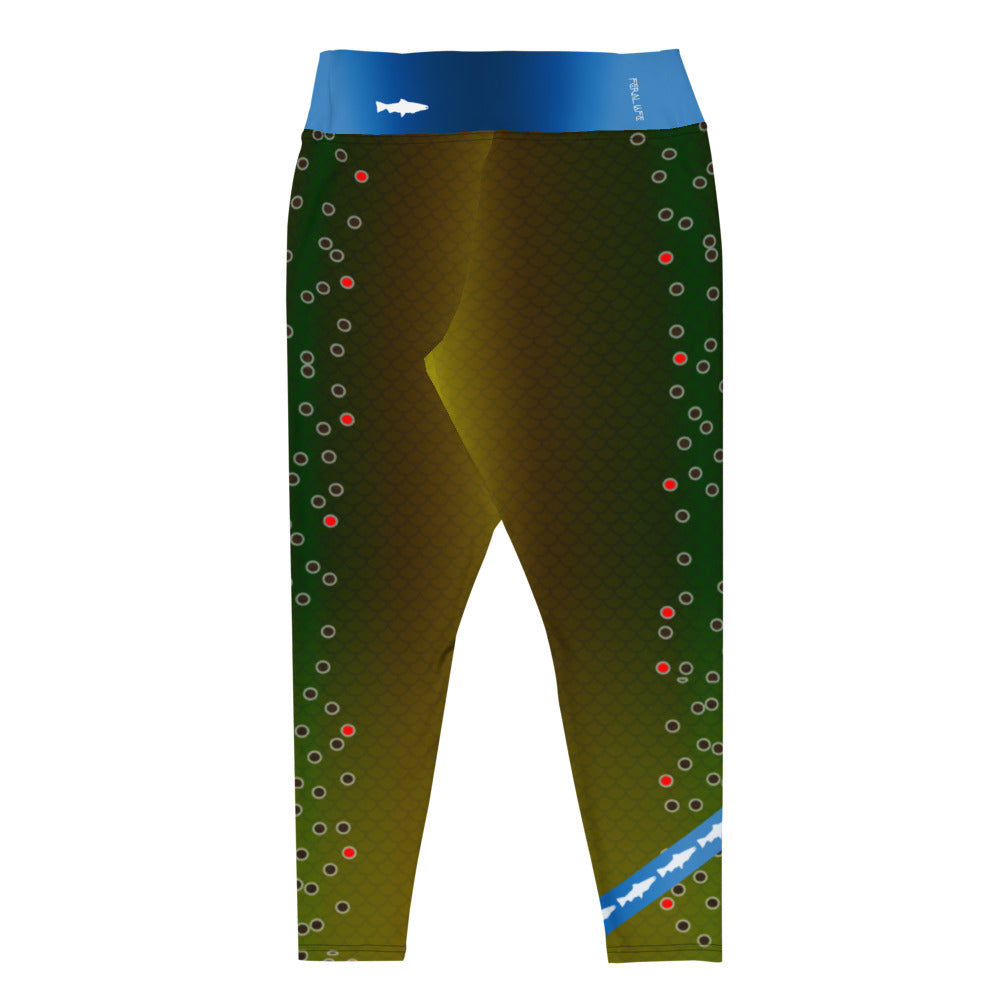 Brown Trout - Curvy Size Leggings