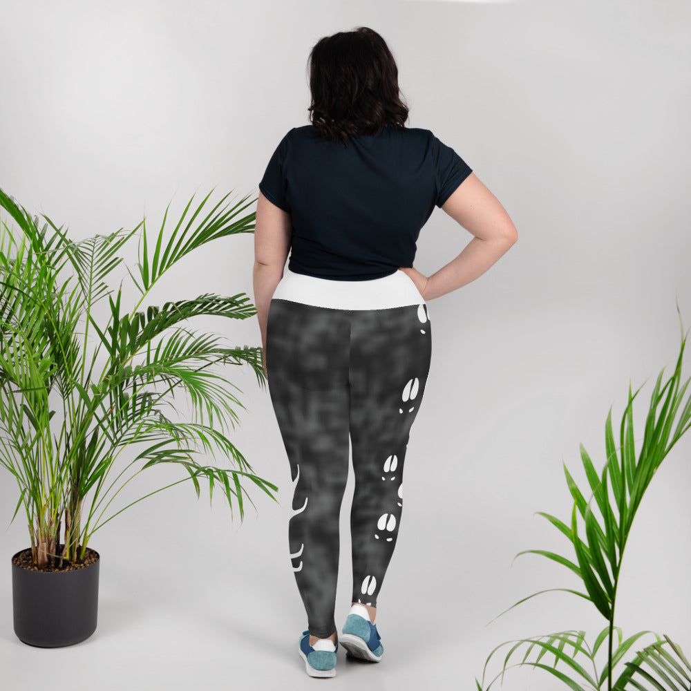 Elk Totem - Curvy Size Leggings