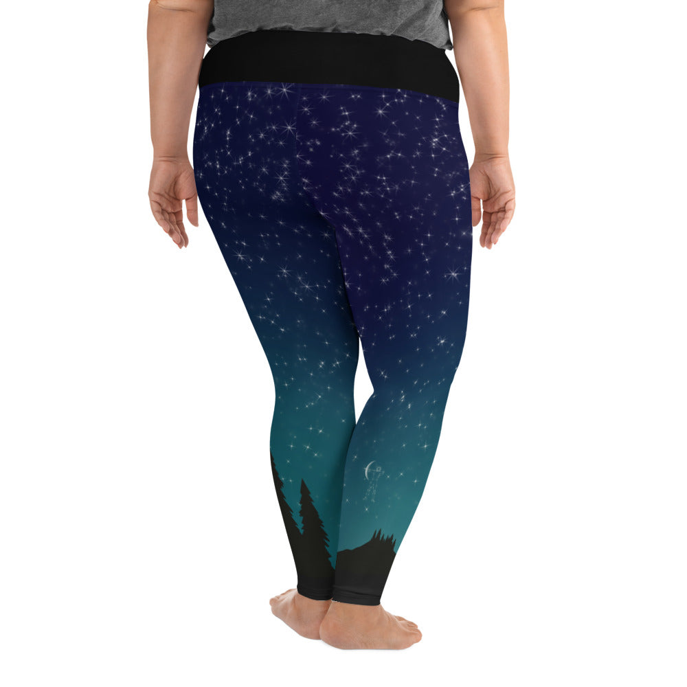 Moonstruck - Curvy Size Leggings
