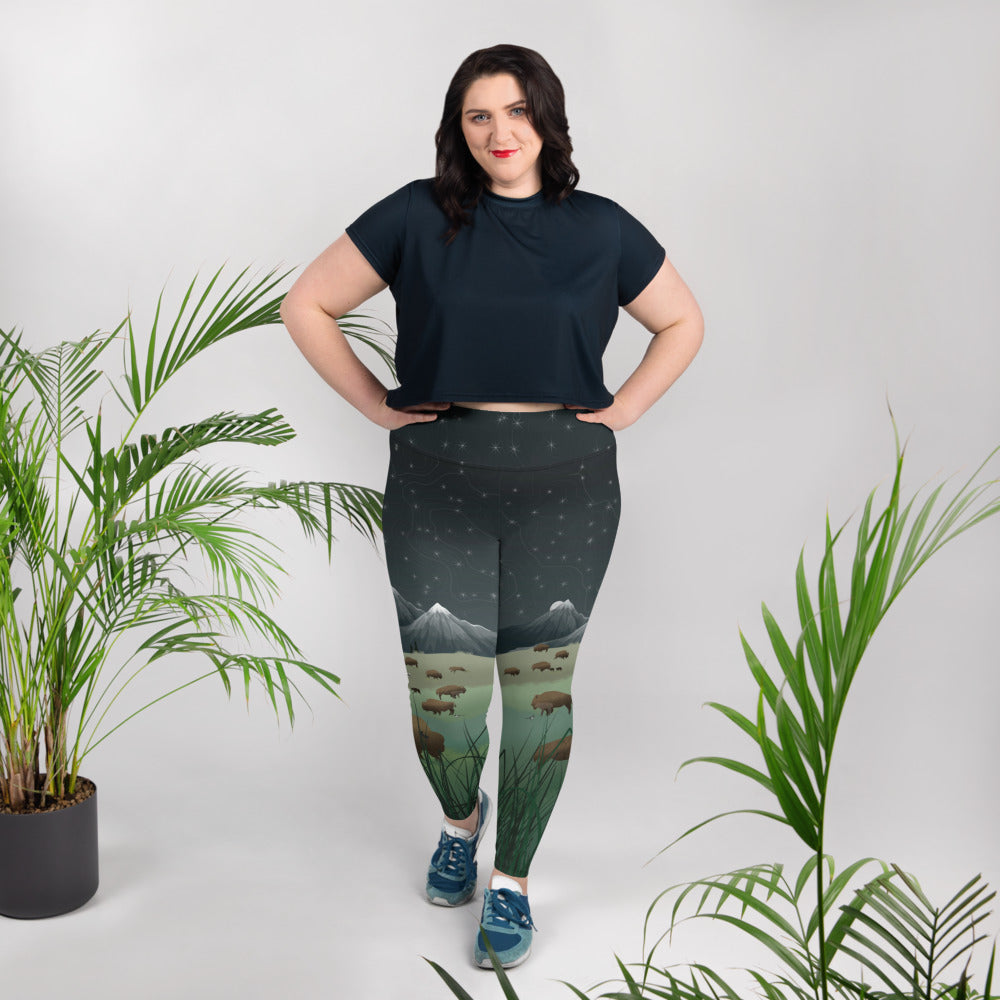 Bison Lumination - Curvy Size Leggings