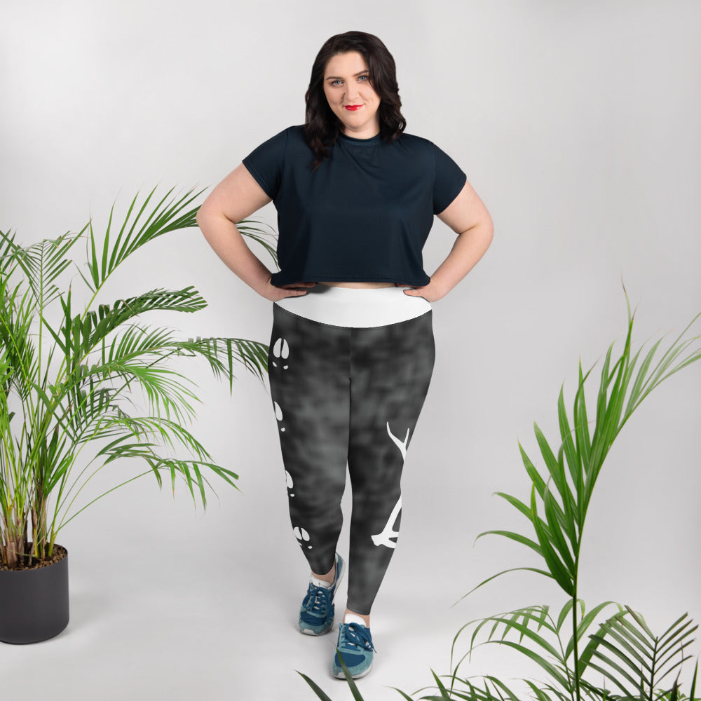 Elk Totem - Curvy Size Leggings