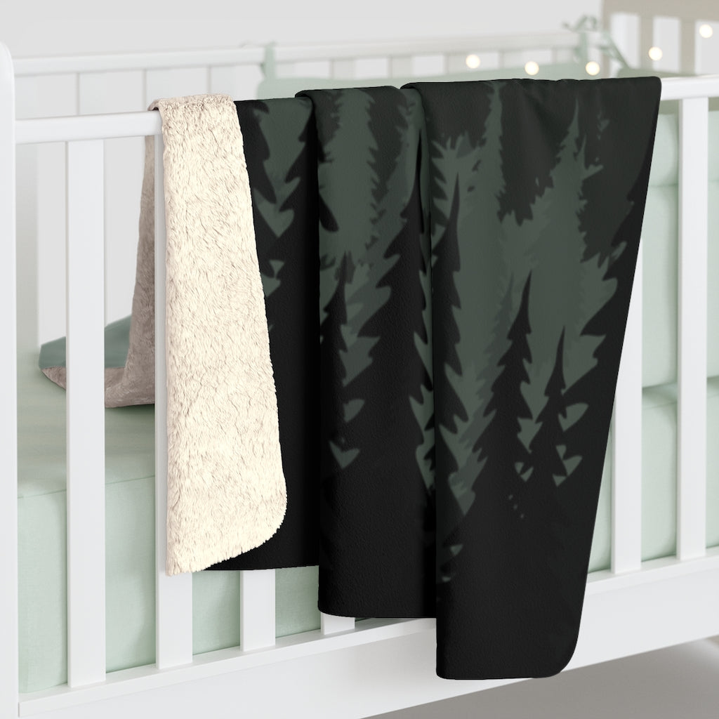 Old Growth - Sherpa Fleece Blanket