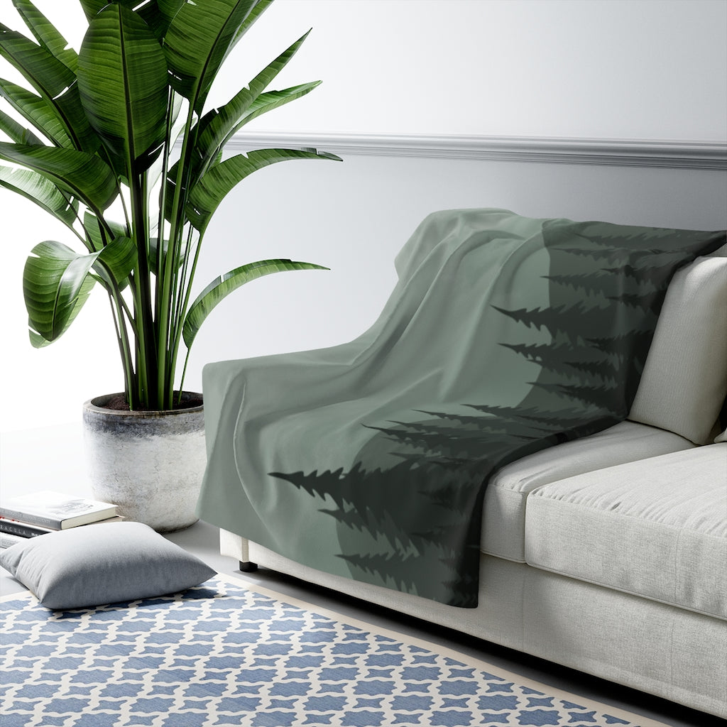 Old Growth - Sherpa Fleece Blanket