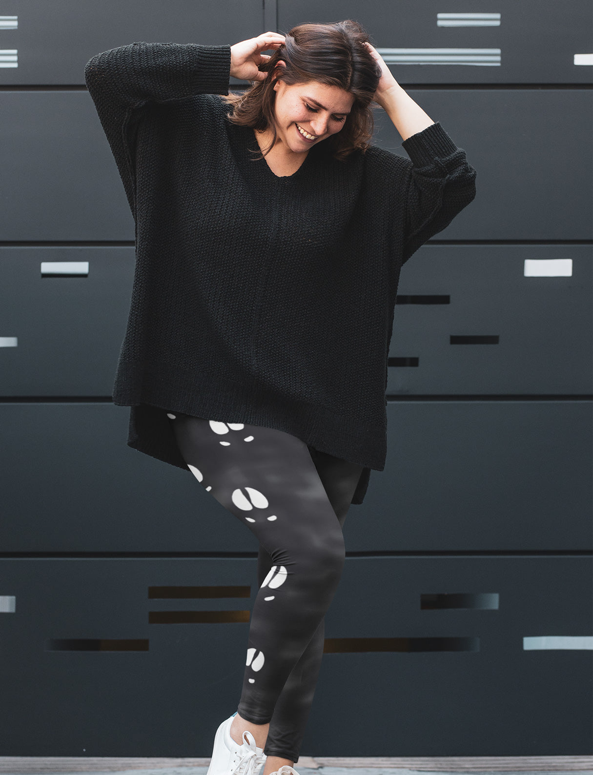 Elk Totem - Curvy Size Leggings