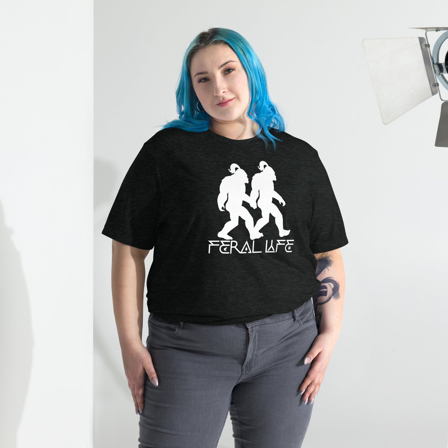 Bigfoot Couple - FF - T-Shirt