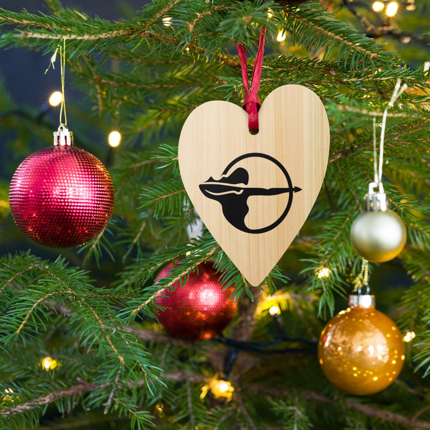 Archery - Wooden Ornament