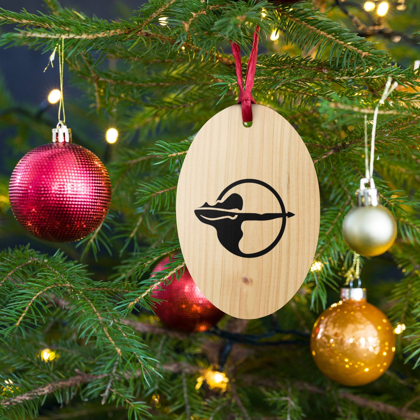 Archery - Wooden Ornament