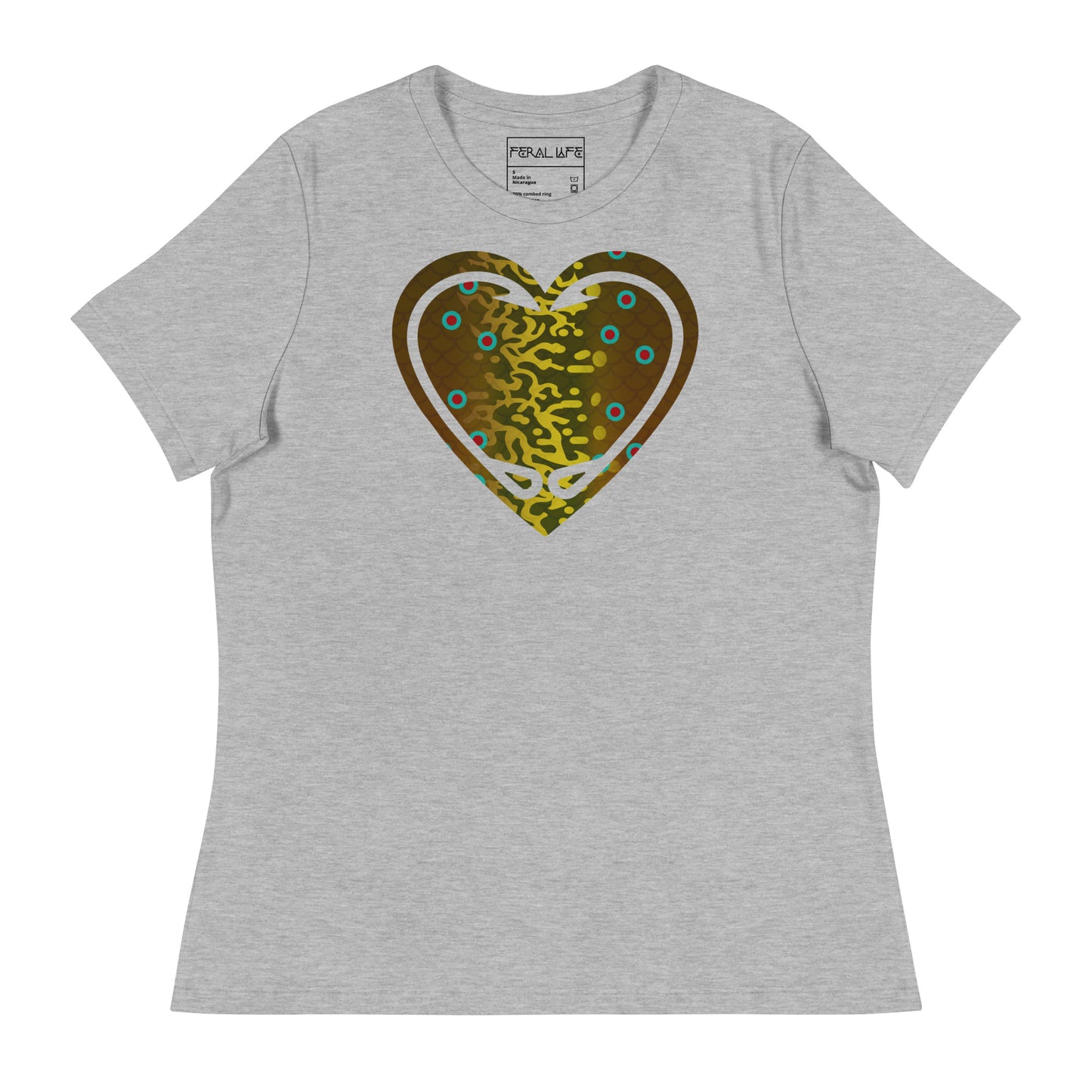 Brook Trout - Fishing Love - Women's Relaxed T-Shirt