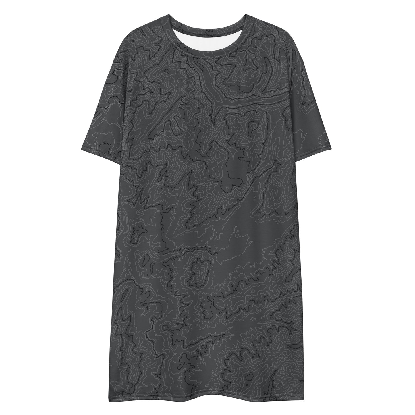 Basics: Cracked Pepper - Long Tee Dress