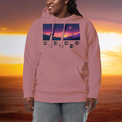 Pronghorn Antelope Twilight - Unisex Hoodie