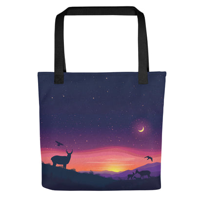 Pronghorn Antelope Twilight - Tote Bag