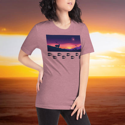 Pronghorn Antelope Twilight - Unisex T-Shirt