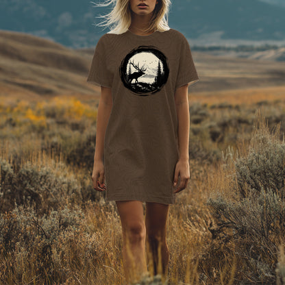 Sir Bull Elk - Long Tee Dress