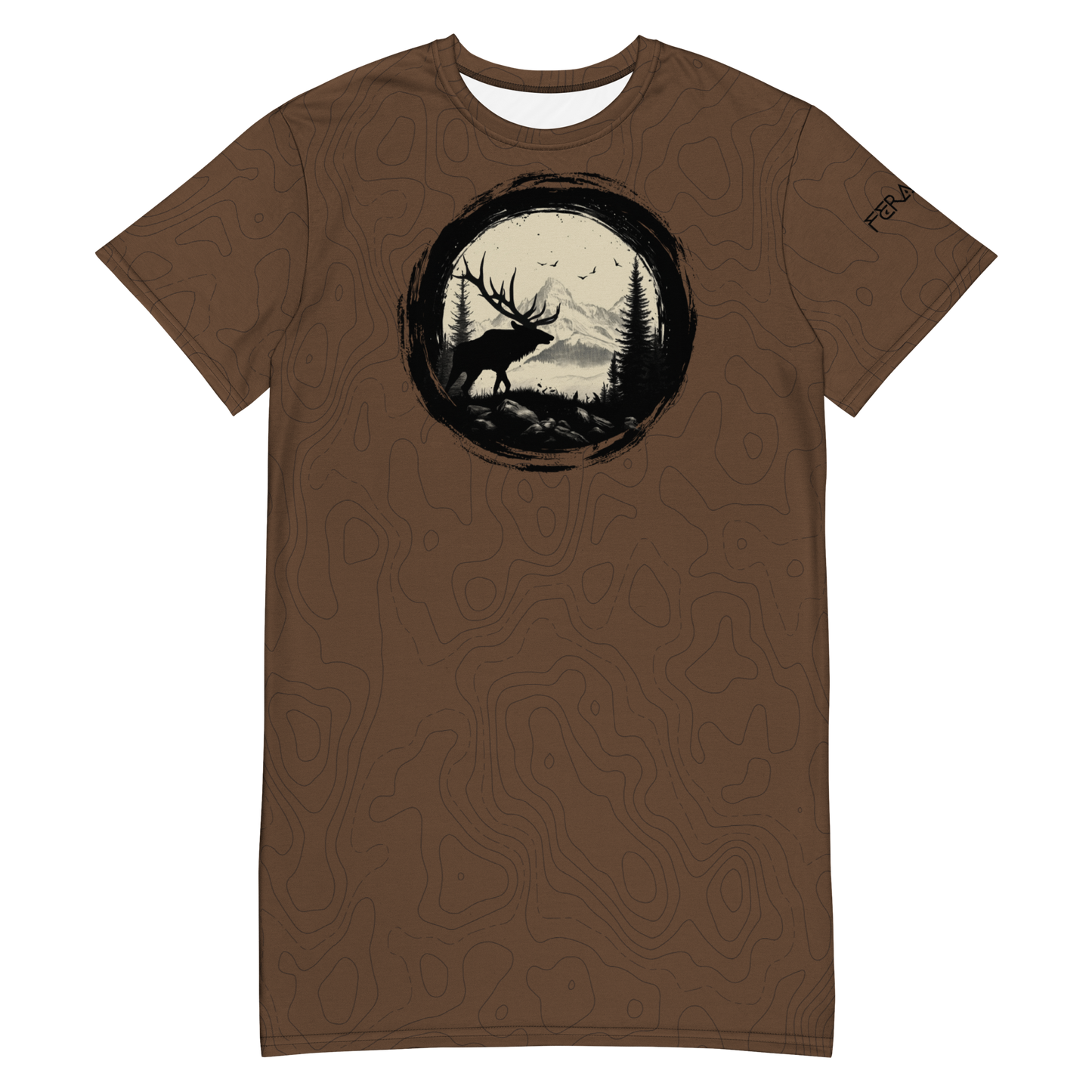 Sir Bull Elk - Long Tee Dress