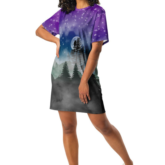 Strength-Shift-Owl-Bear-T-Shirt-Dress