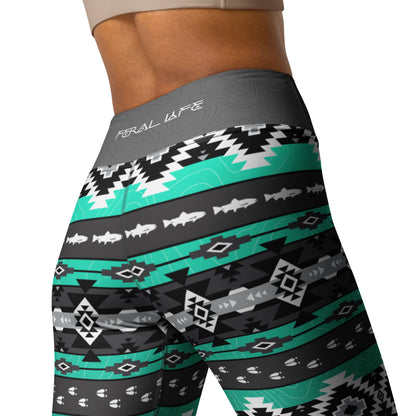 Trout and Tracks - Leggings