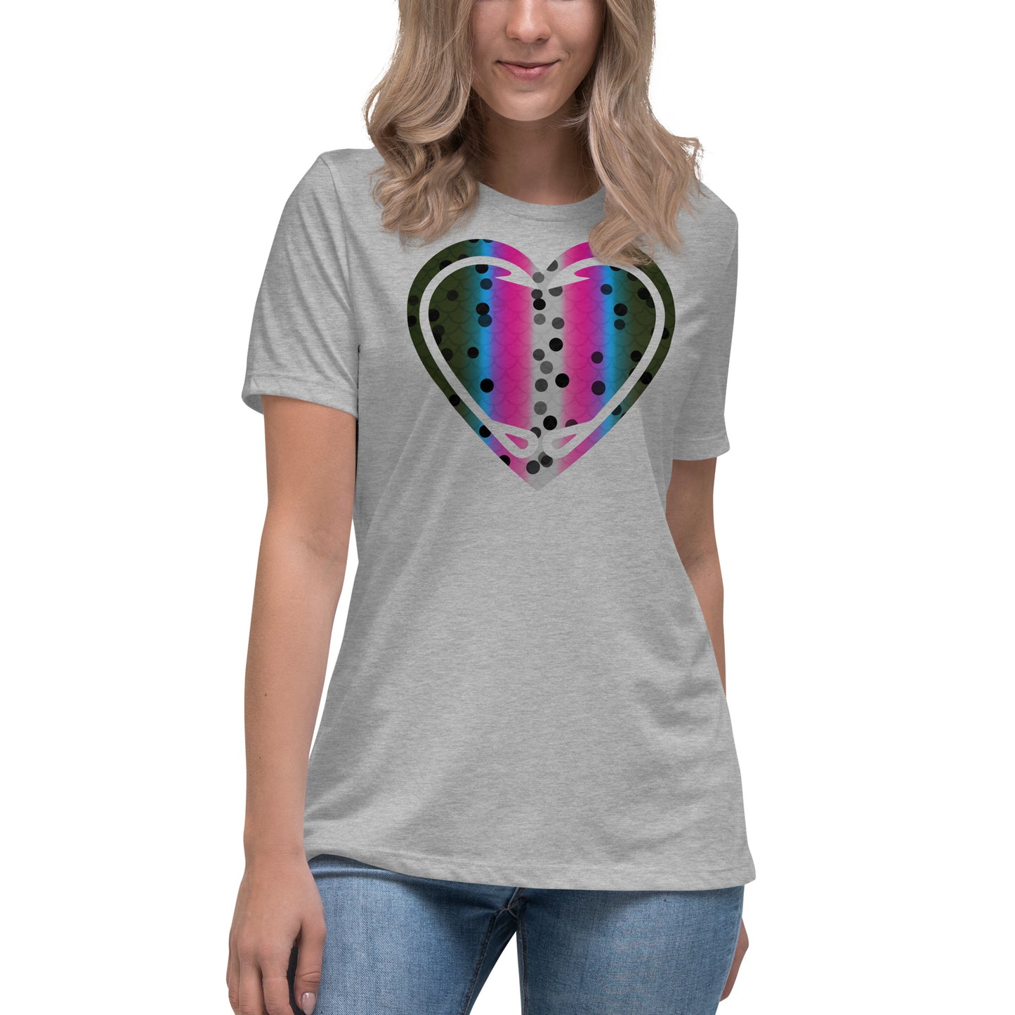 Rainbow Trout - Fishing Love - Women's Relaxed T-Shirt