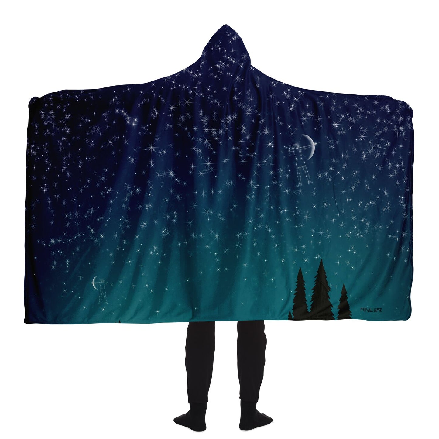 Moonstruck - Hooded Blanket