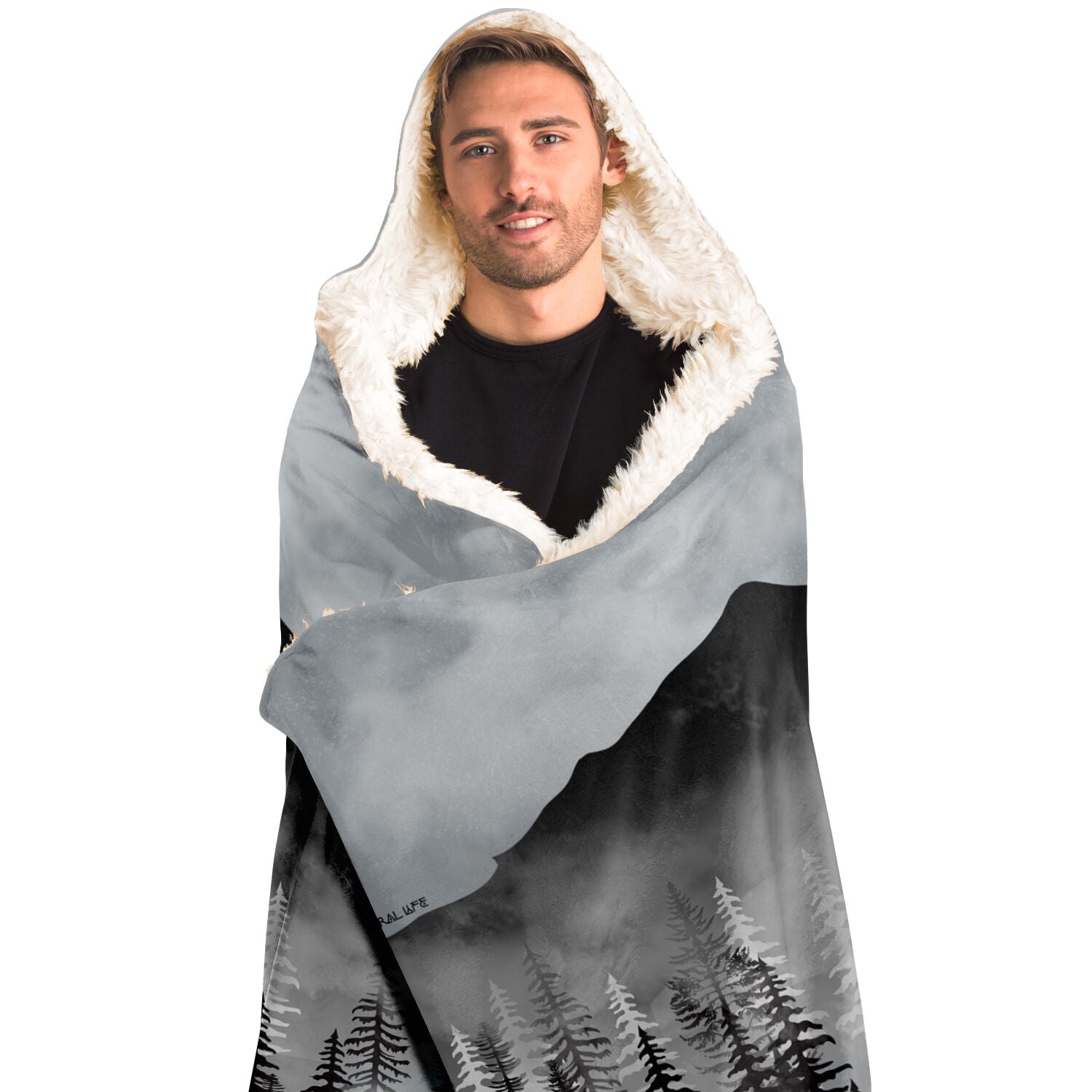 Sherpa discount hooded throw