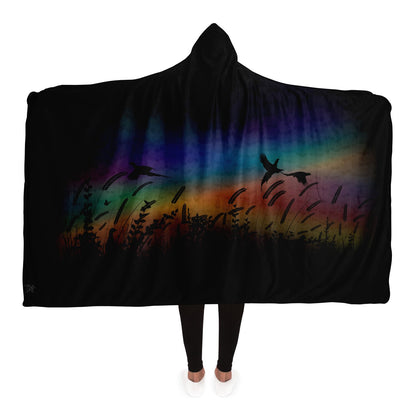 Pheasant Fusion - Hooded Blanket