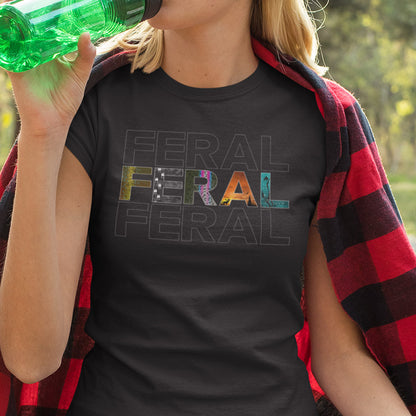 Feral x 3 - T-Shirt