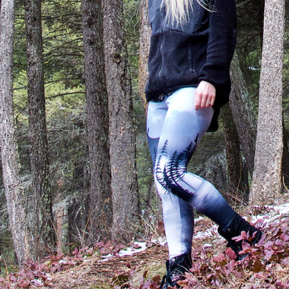 Feral Lyfe Mountain Mist Flare Leggings  Women's Outdoor Adventure Wear -  Embrace Nature's Majesty