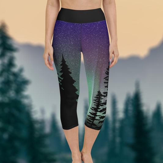 Women's Yoga Capri Leggings – AURORA clothing