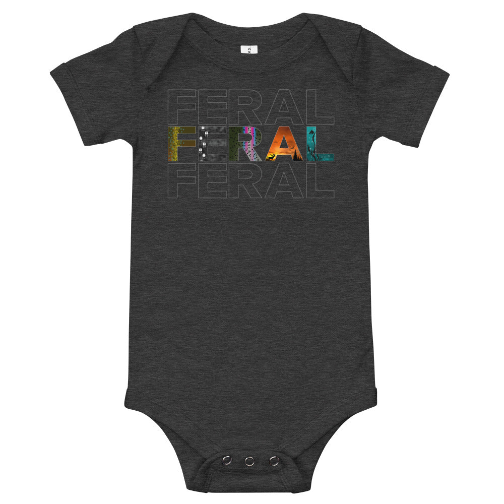 Feral x 3 - Baby Onesie