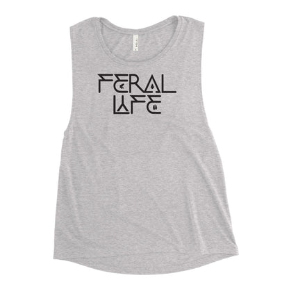 Feral Lyfe Logo - Muscle Tank Top