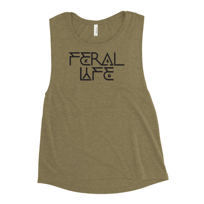 Feral Lyfe Logo - Muscle Tank Top