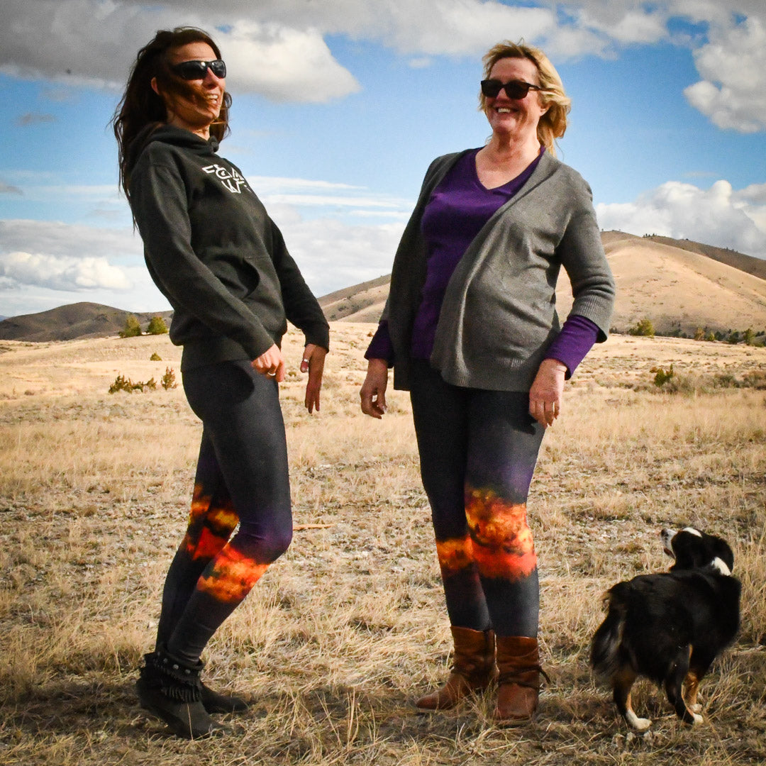 WyldFire - Wildfire - Fire - Women's Leggings by Feral Lyfe